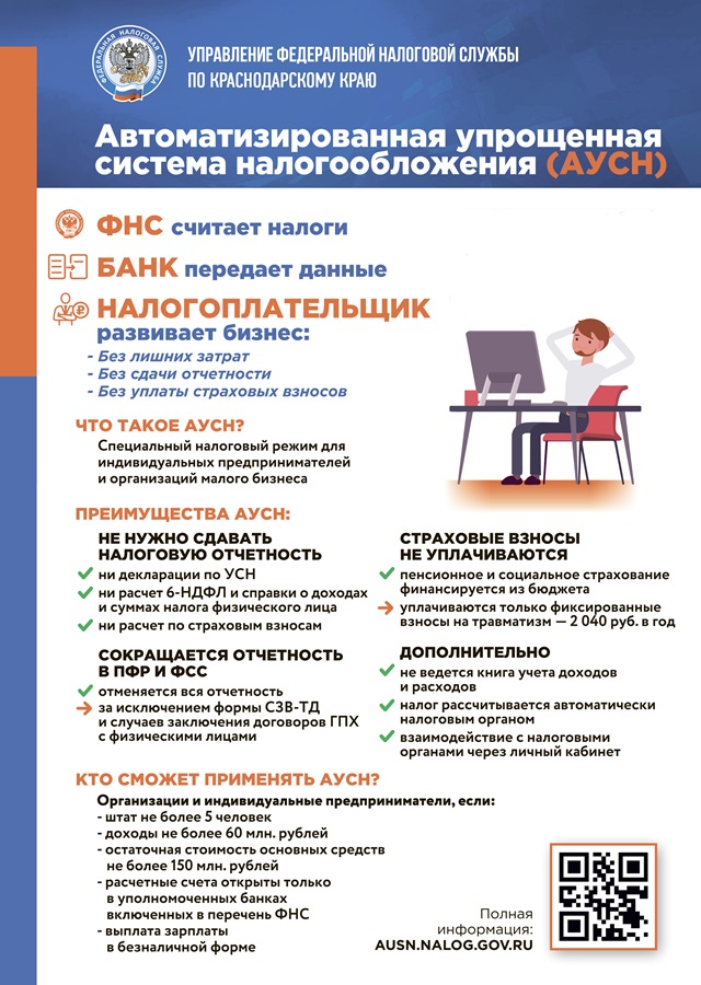 На территории Краснодарского края с 1 января 2025 года вводится специальный налоговый режим – АвтоУСН